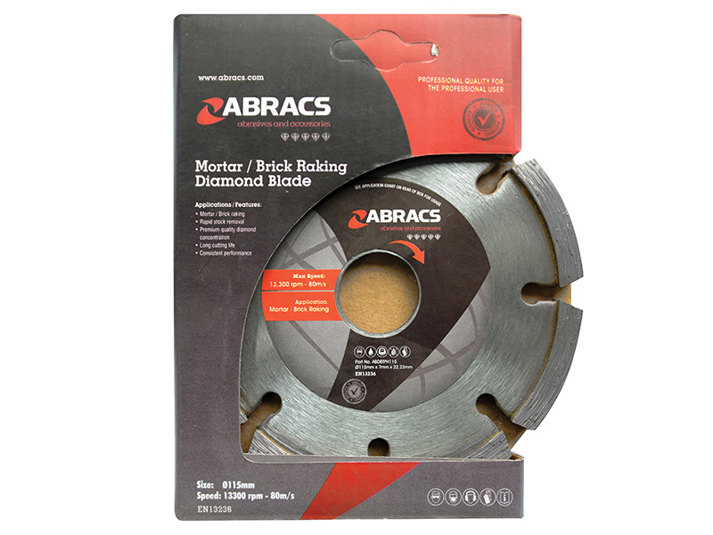 Diamond Discs - Mortar Raking