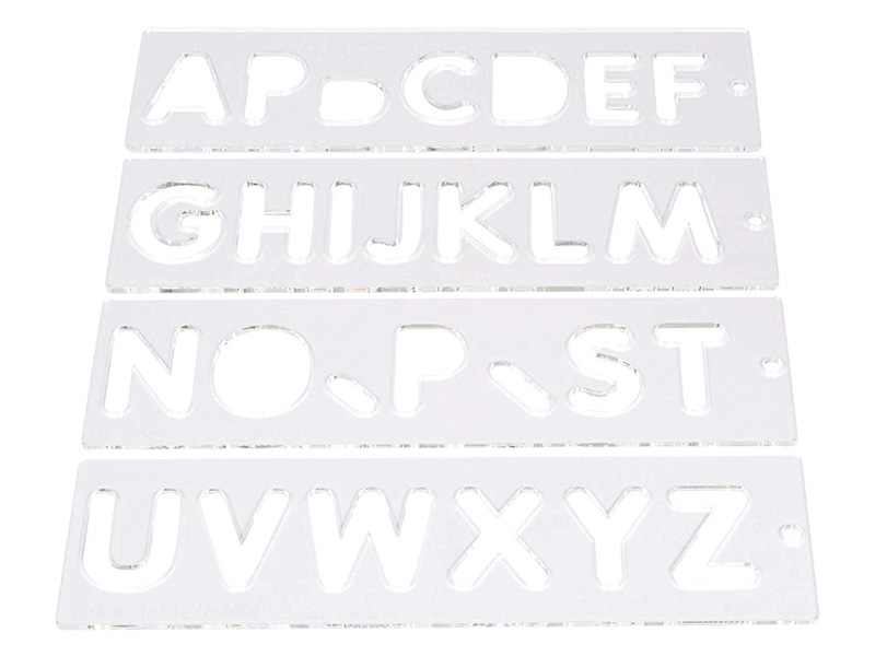 Letter & Number Templates
